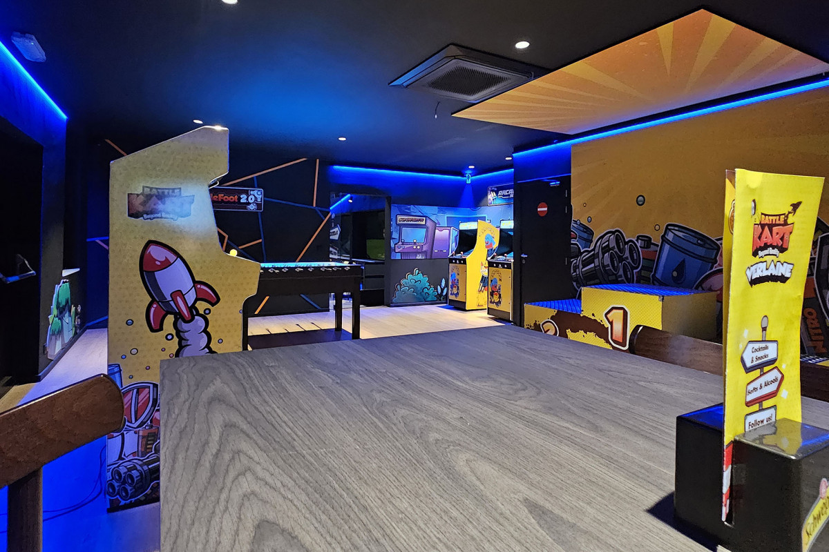 BattleKart Liège-Verlaine - Intérieur - Espace lounge - Vue globale