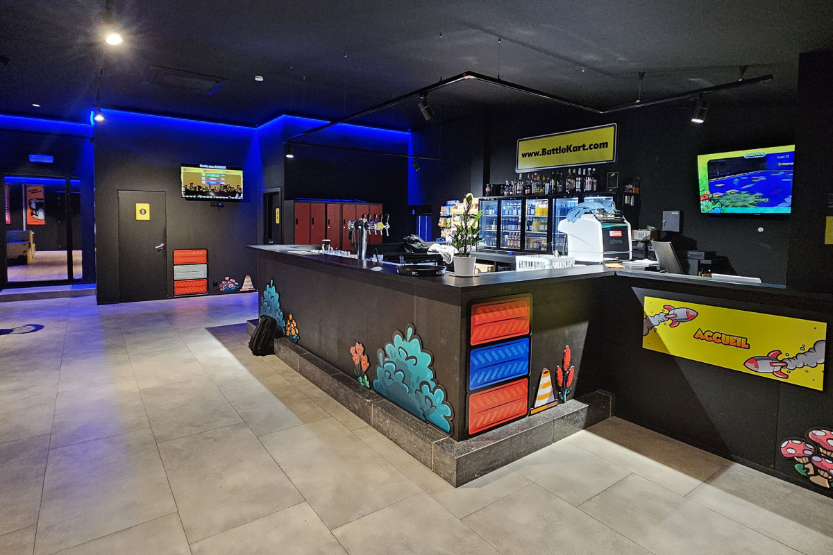 BattleKart Liège-Verlaine - Intérieur - Bar