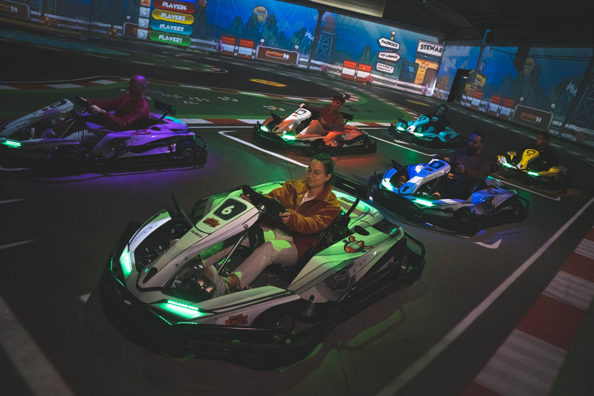 BattleKart Liège-Verlaine - Intérieur - Jeu - BattleRace Classic - Départ de la course