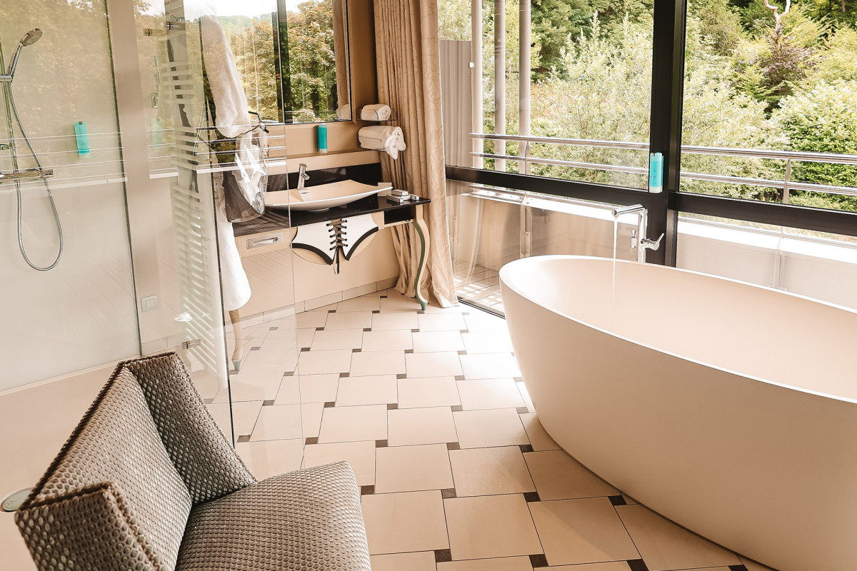 Château des Thermes - Chaudfontaine - Chambre - Salle de bain