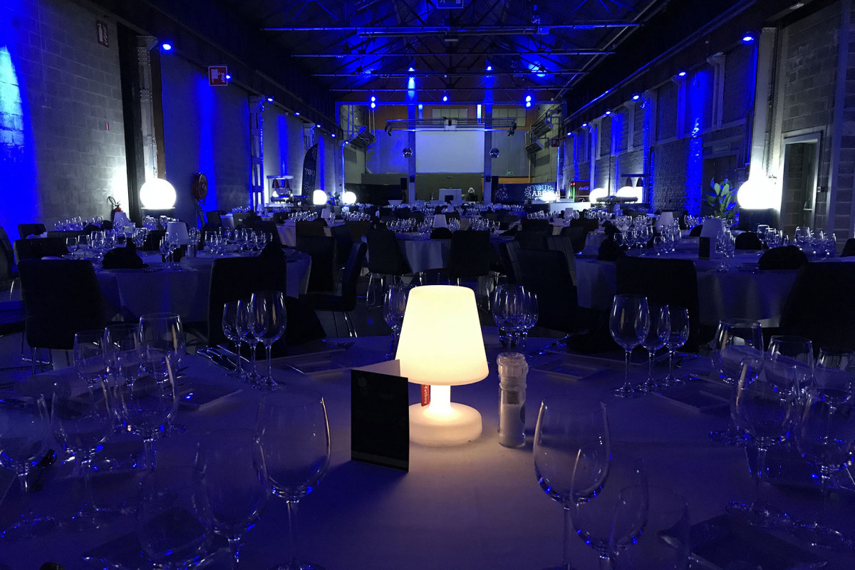 Herstal - LaFabrik - Espace Event - salle pour réception le soir