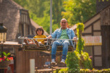 Plopsaland Ardennes - Stavelot - Télésiège Bel RTL - Vue de devant