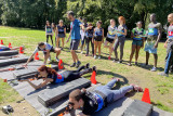Biathlon Sensation - Liège - Tir optique couché - Vue éloignée