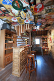 Avouerie d'Anthisnes - Anthisnes - Visite du Musée de la Bière - Bar avec une décoration d'époque