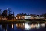 La Boverie - Liege - Vue extérieure de nuit