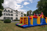 Château de Florzé - Sprimont - Vue extérieure et château gonflable