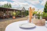 Ferme du Banneway - Louveigné - Extérieur - Terrasse - Vue proche