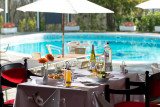 Globales Posthotel & Wellness - Herstal - Terrasse Piscine